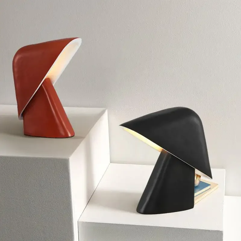 Resin Art Floor Design - Modern Minimalist Resin LED Desk Lamp