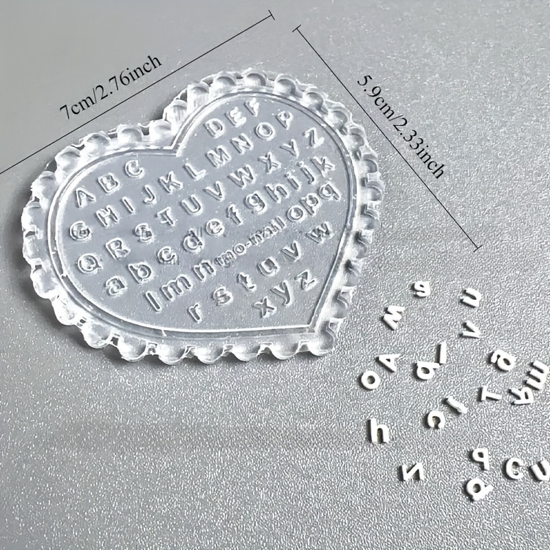 Resin Art Templates Free - 1pc Self-Made Nail Art Letter Mold,