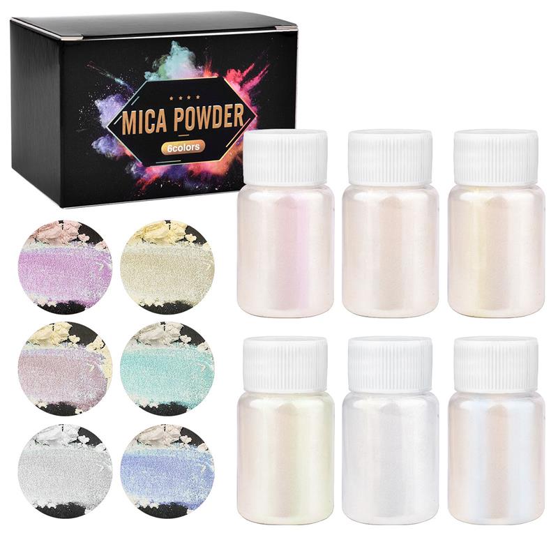 Resin Dye Opaque - 6 Pcs-Set Epoxy Resin Dye Mica