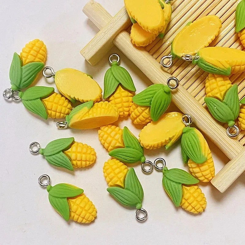 20Pcs Funny Mini Corn Vegetabl - Resin Art Earrings recension och pris