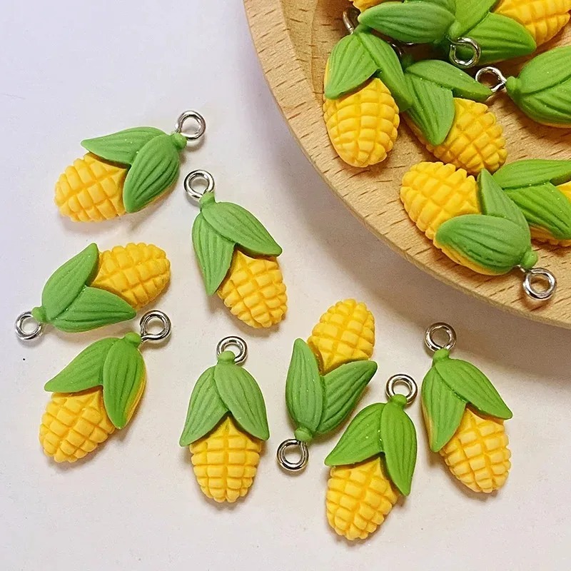 20Pcs Funny Mini Corn Vegetabl - Resin Art Earrings recension och pris