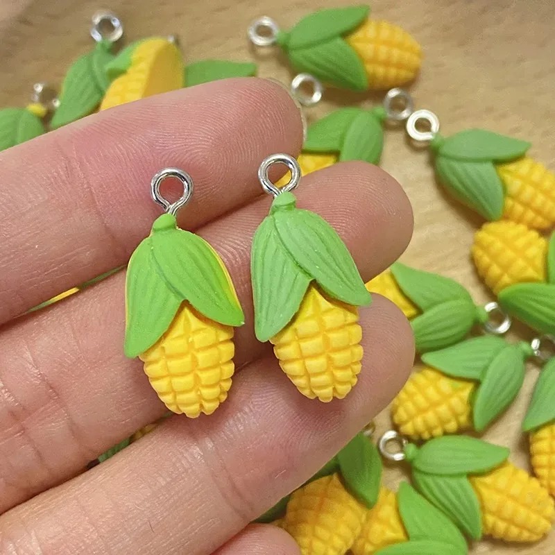 20Pcs Funny Mini Corn Vegetabl - Resin Art Earrings recension och pris