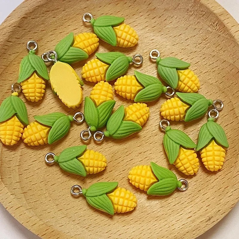 20Pcs Funny Mini Corn Vegetabl - Resin Art Earrings recension och pris