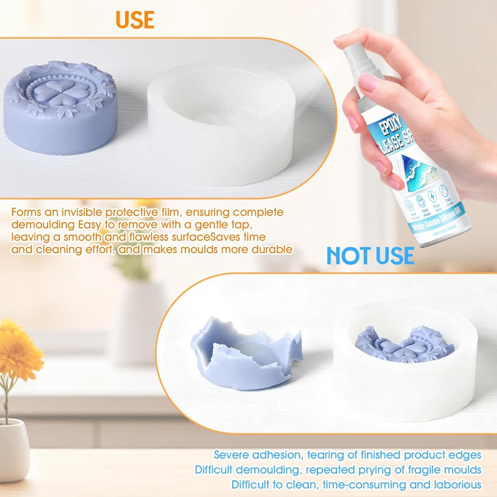 100ml Silicone Release Spray E - Resin Art Tools recension och pris