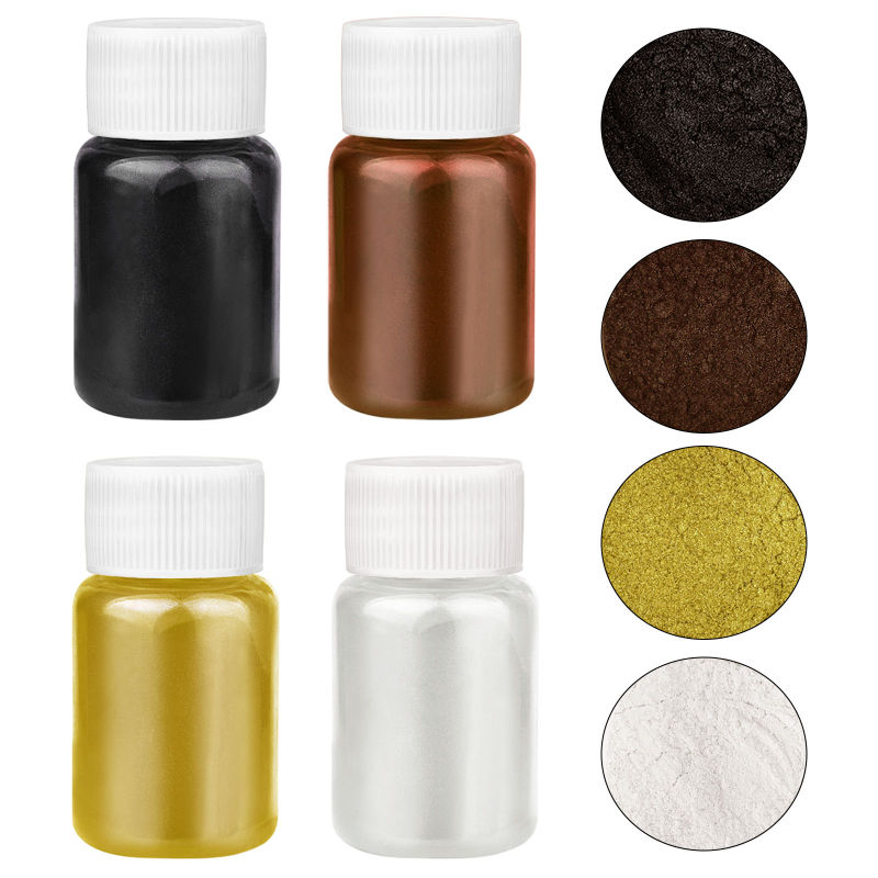 4 Colors/Set Pearlescent Powde - Resin Dye Opaque recension och pris