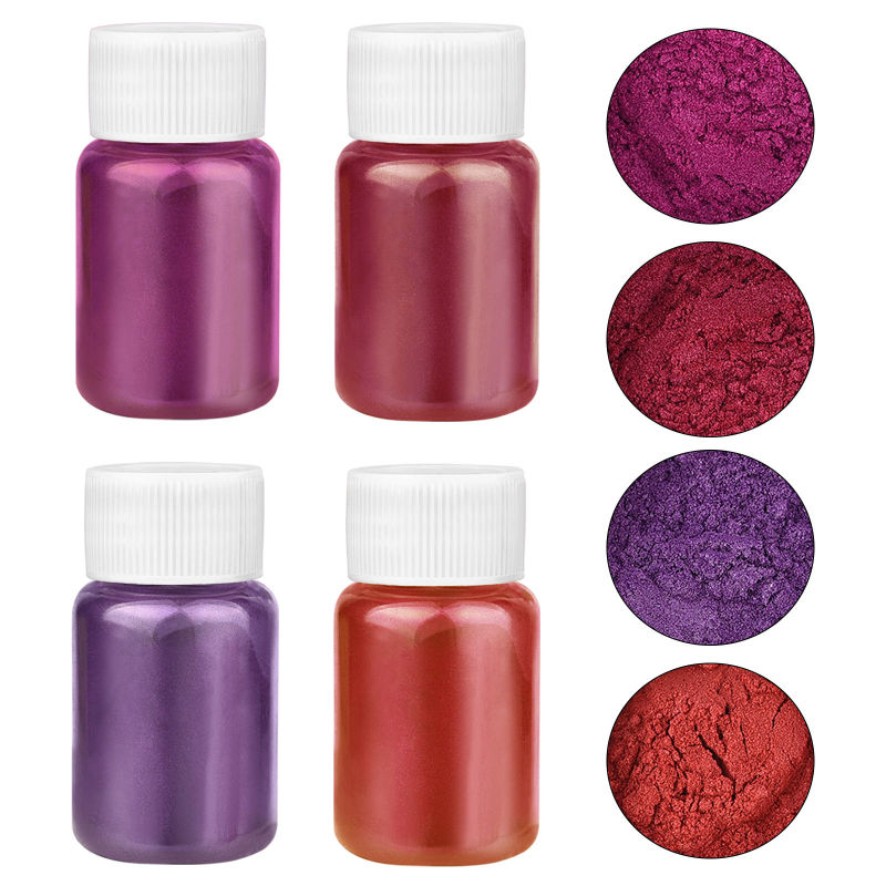 4 Colors/Set Pearlescent Powde - Resin Dye Opaque recension och pris