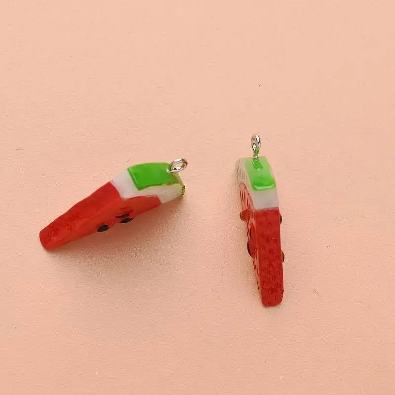 10Pcs Double Sided Triangle Wa - Resin Art Earrings recension och pris