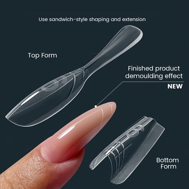 240 Pieces of Dual-Form Nail F - Resin Art Templates Free recension och pris