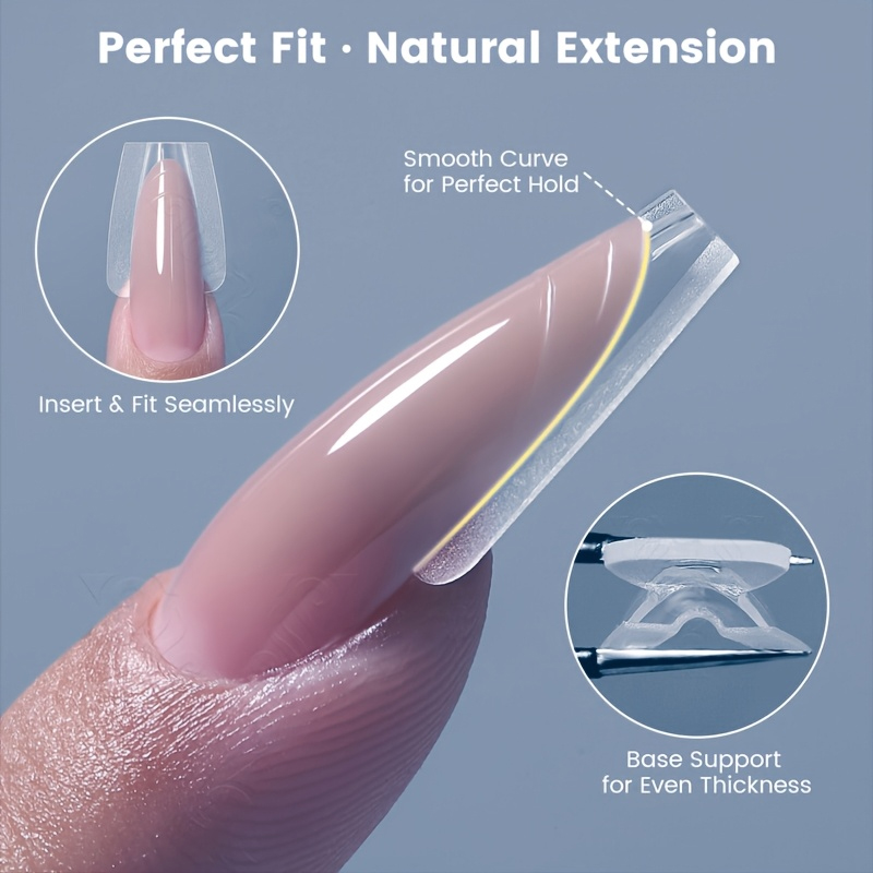 240 Pieces of Dual-Form Nail F - Resin Art Templates Free recension och pris