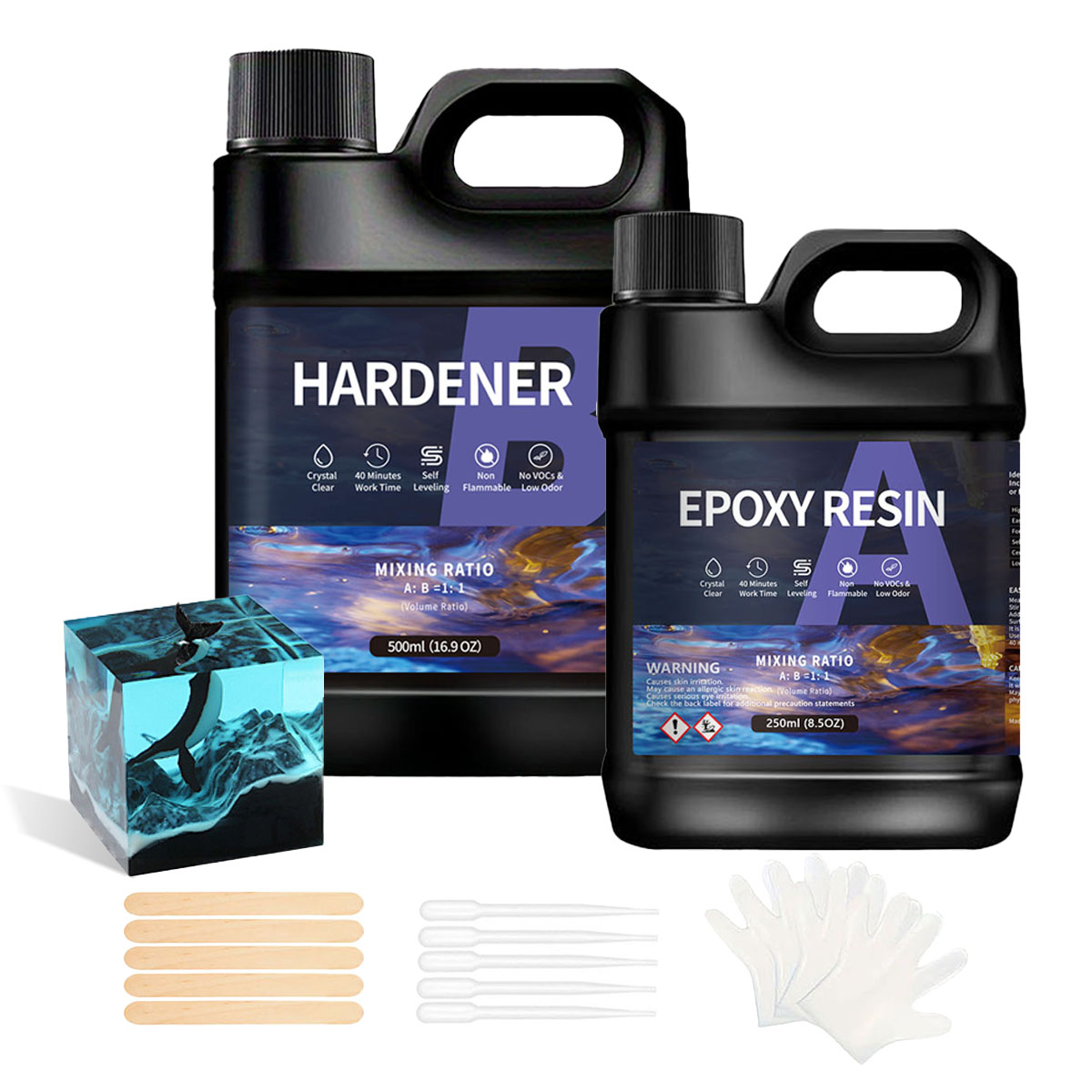Professional AB Epoxy Resin Ki - Resin Art Ratio recension och pris