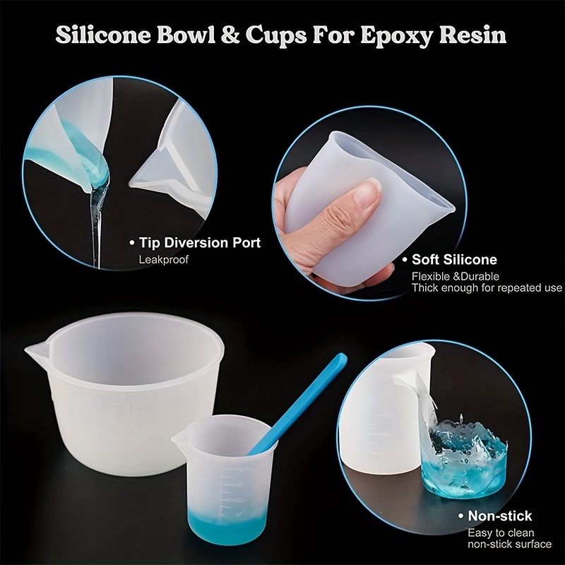 Silicone Measuring Cups, Resin - Resin Art Tools recension och pris