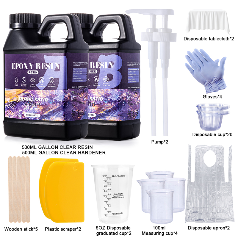 Epoxy Resin Kit 1:1 Ratio Anti - Resin Art Ratio recension och pris