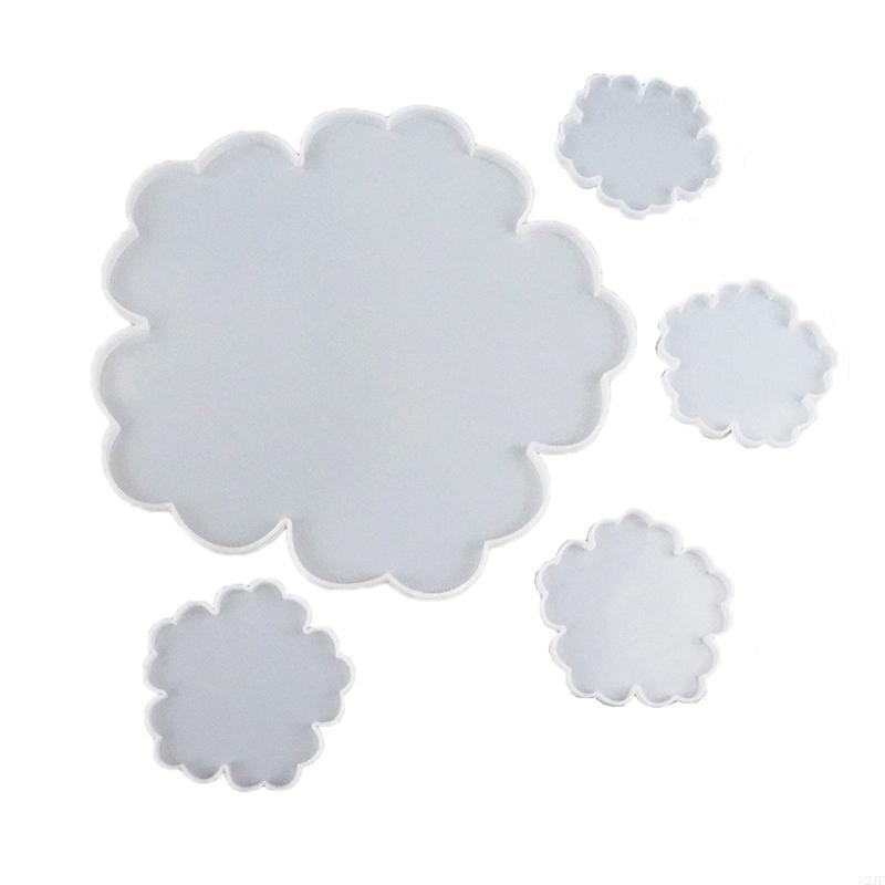 5Pieces Large Flower Resin Mol - Resin Art Geode recension och pris