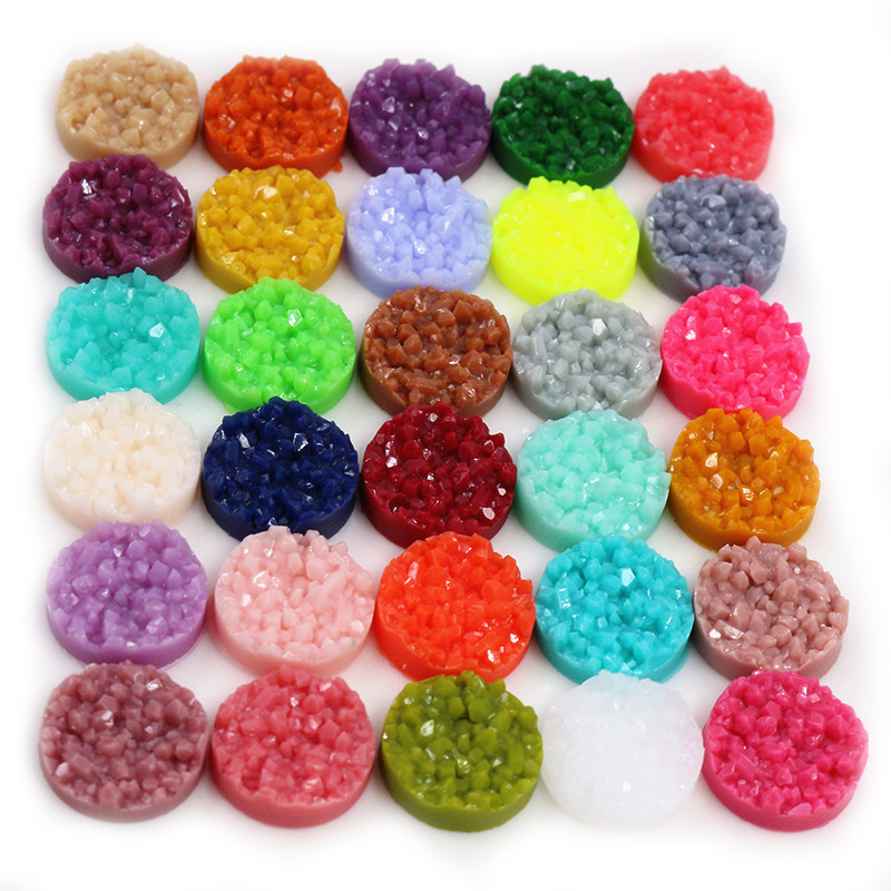 40pcs Resin Druzy Cabochons Do - Resin Art Earrings recension och pris
