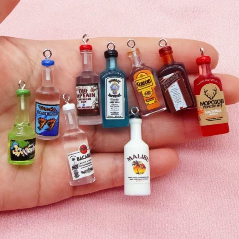 11pcs Mini Simulation Resin 3D - Resin Art Earrings recension och pris
