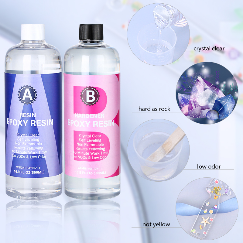 1:1 Crystal Clear Epoxy Resin  - Resin Art Ratio recension och pris
