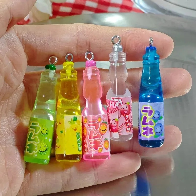 10Pcs Tiny Soda Bottle Resin C - Resin Art Earrings recension och pris