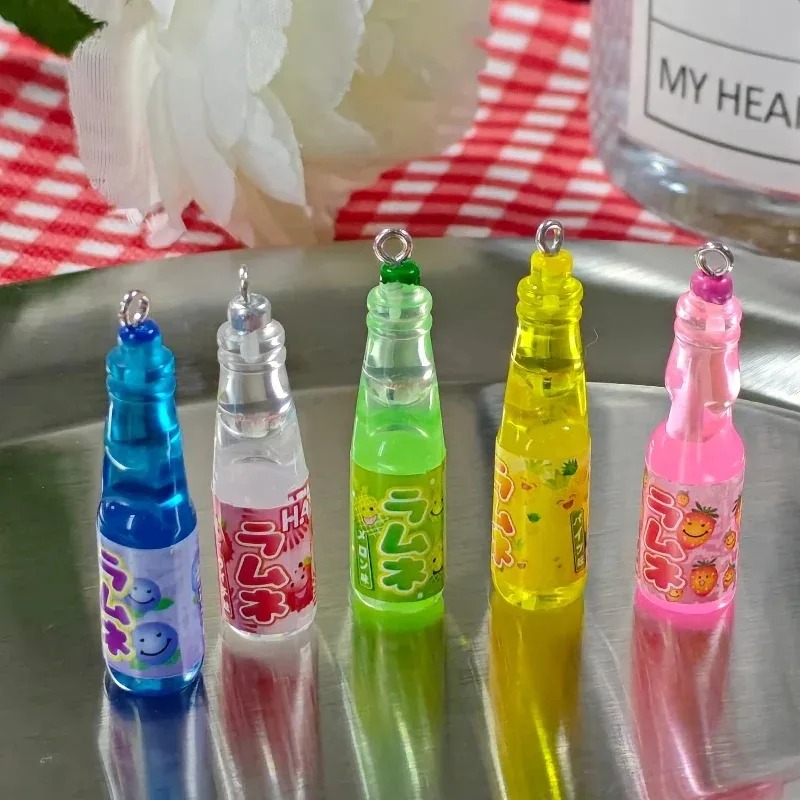 10Pcs Tiny Soda Bottle Resin C - Resin Art Earrings recension och pris
