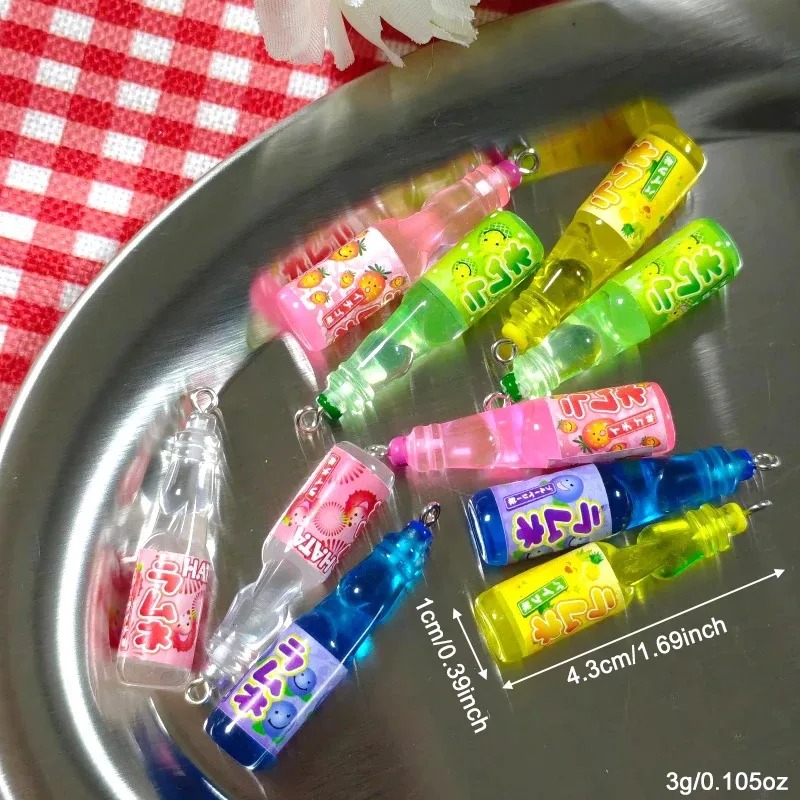 10Pcs Tiny Soda Bottle Resin C - Resin Art Earrings recension och pris