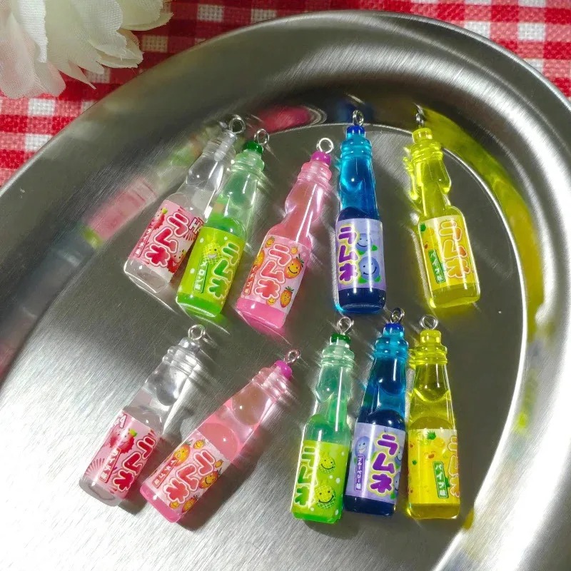 10Pcs Tiny Soda Bottle Resin C - Resin Art Earrings recension och pris