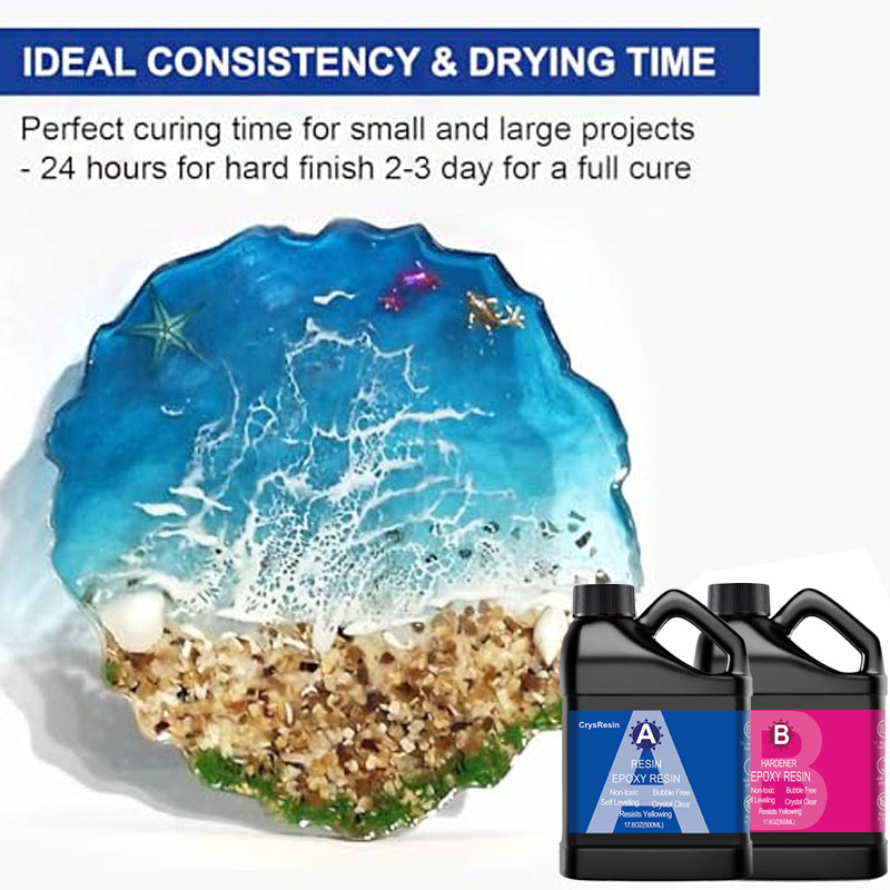 Crystal Clear Epoxy Resin 1:1  - Resin Art Ratio recension och pris