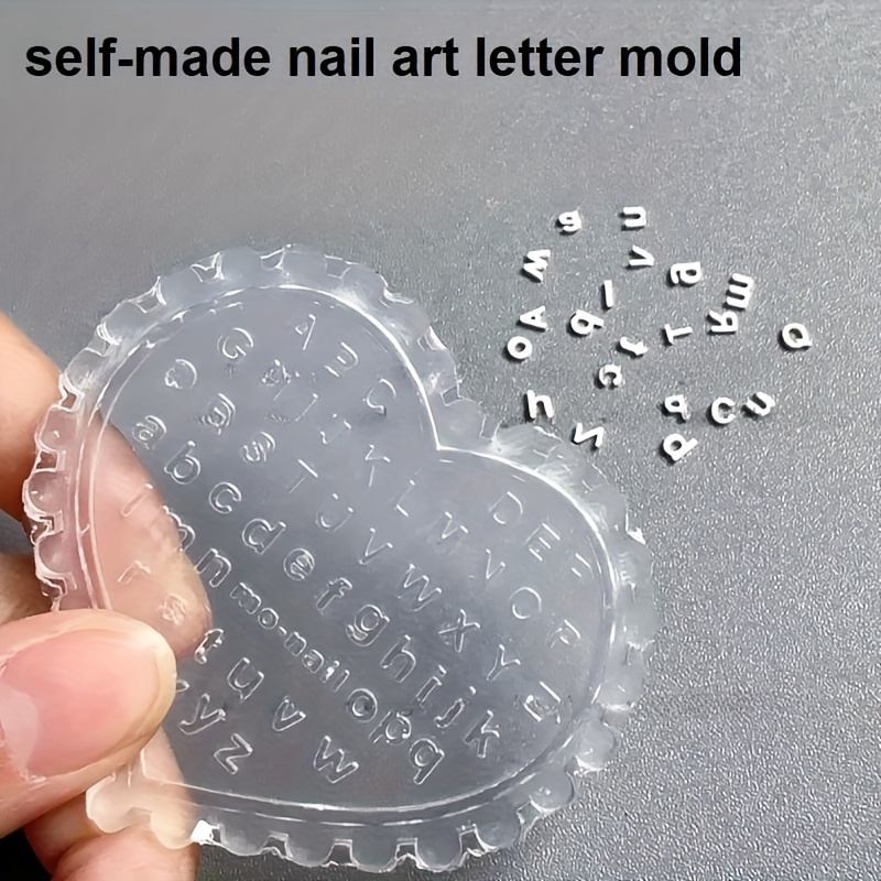 1pc Self-Made Nail Art Letter  - Resin Art Templates Free recension och pris