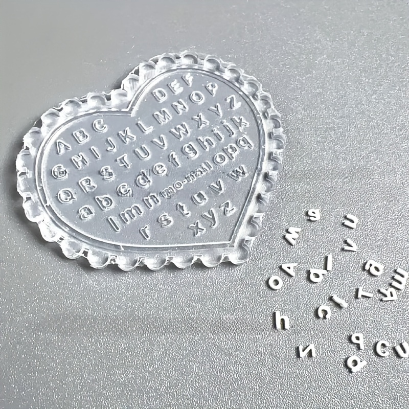 1pc Self-Made Nail Art Letter  - Resin Art Templates Free recension och pris