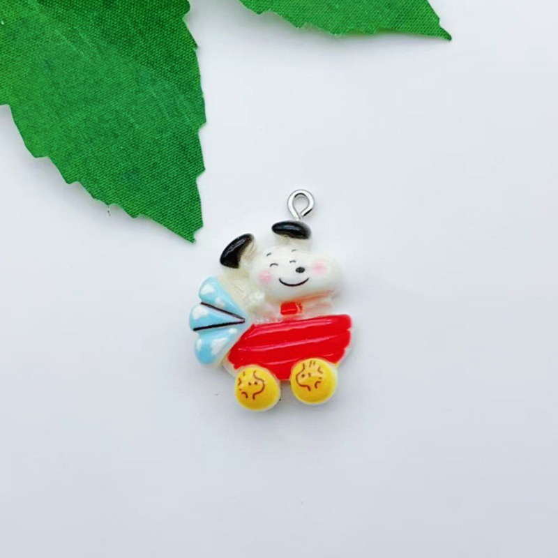 12pcs resin cartoon dog pendan - Resin Art Earrings recension och pris