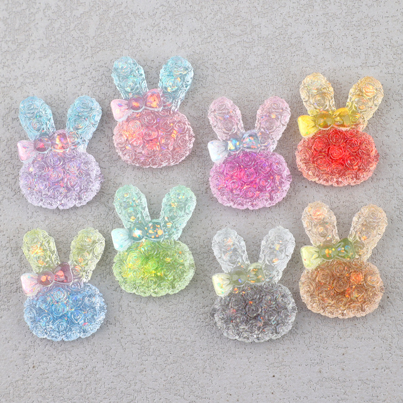 5PCS 18*25mm Luminous Gradient - Resin Art Earrings recension och pris