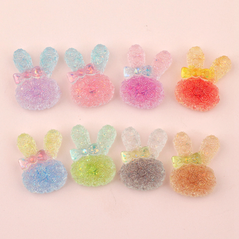5PCS 18*25mm Luminous Gradient - Resin Art Earrings recension och pris