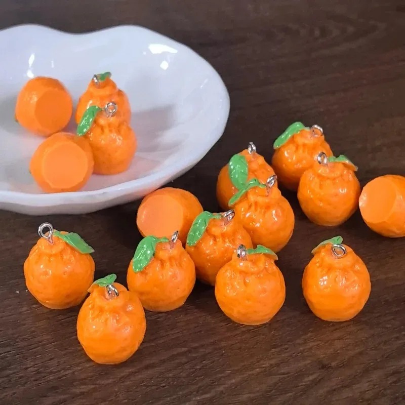 10Pcs 3D Simulation Dekopon Ma - Resin Art Earrings recension och pris