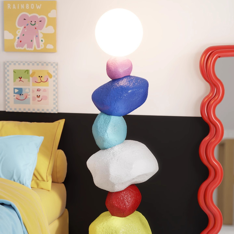 Designer Colorful Resin Statue - Resin Art Floor Design recension och pris