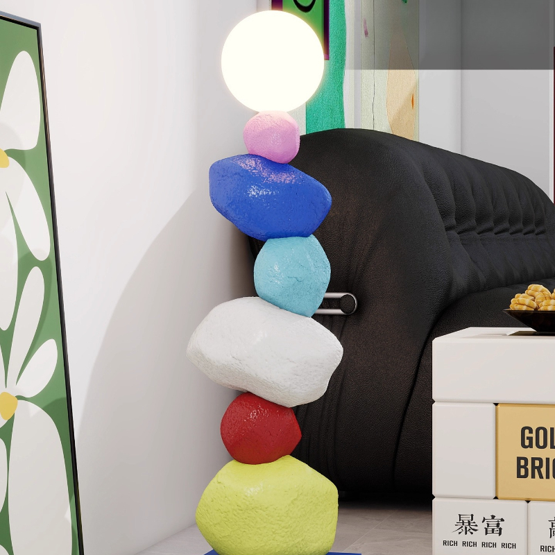 Designer Colorful Resin Statue - Resin Art Floor Design recension och pris