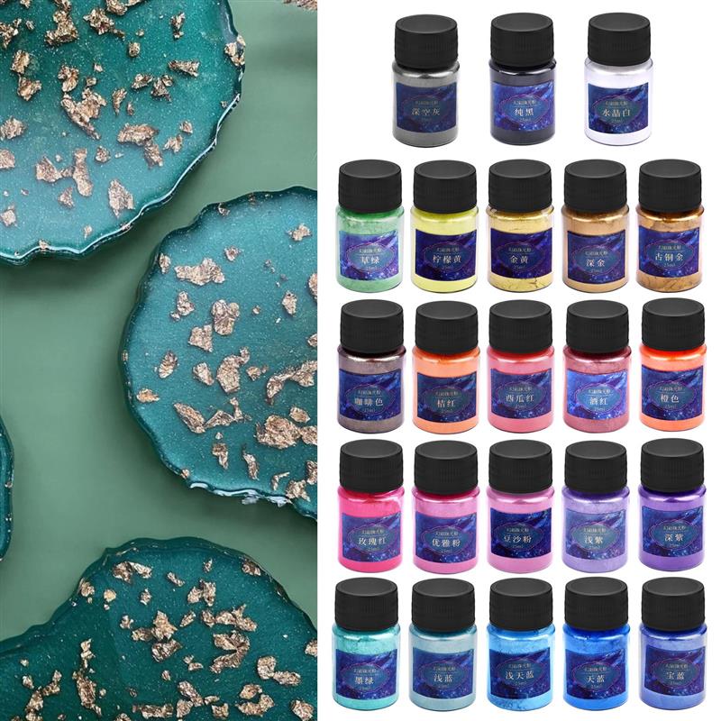 24Colors Epoxy Resin Dye Mica  - Resin Dye Opaque recension och pris