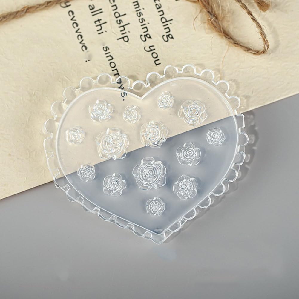 3D Flower Nail Molds Silicone  - Resin Art Templates Free recension och pris