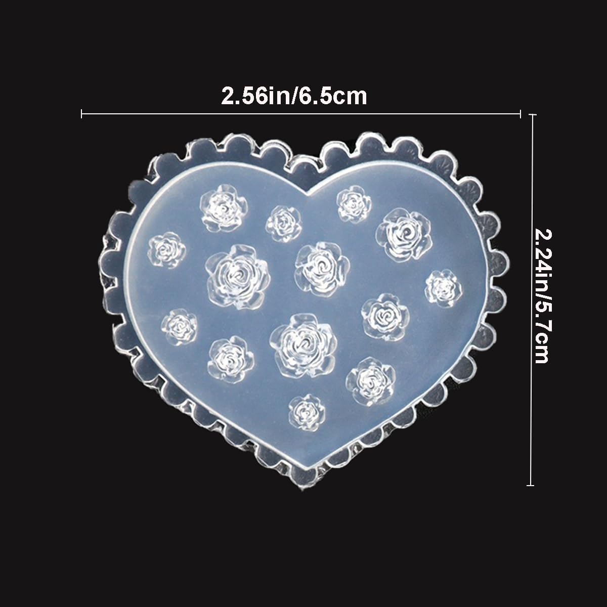 3D Flower Nail Molds Silicone  - Resin Art Templates Free recension och pris