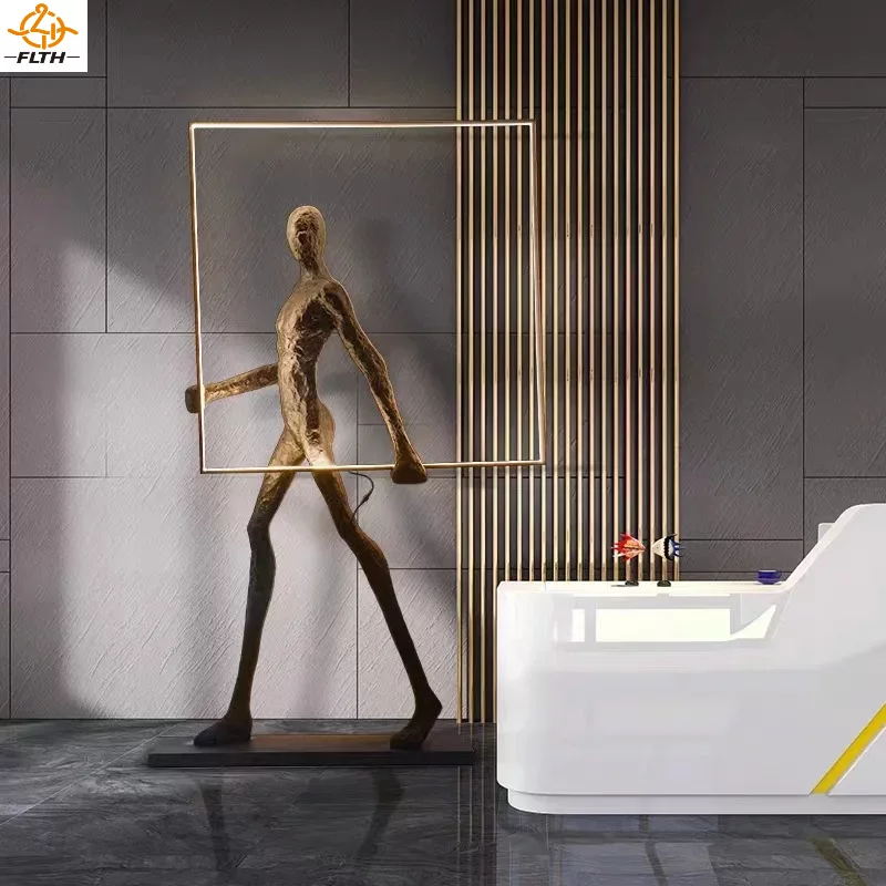 Humanoid Art Sculpture Floor L - Resin Art Floor Design recension och pris