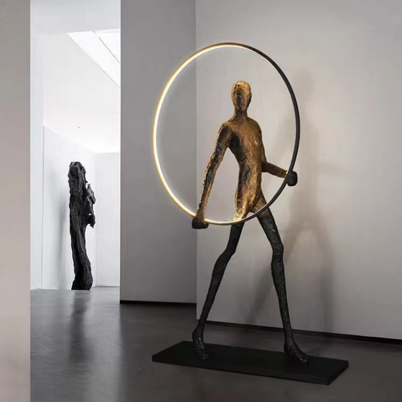 Humanoid Art Sculpture Floor L - Resin Art Floor Design recension och pris
