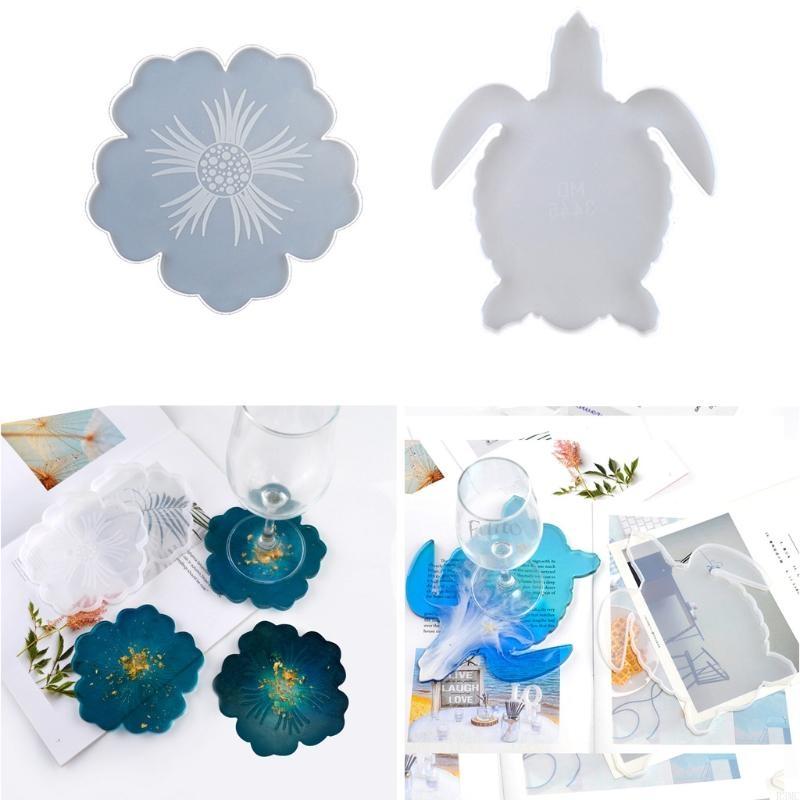 R3MC 2Pcs DIY Flower Silicone  - Resin Art Geode recension och pris