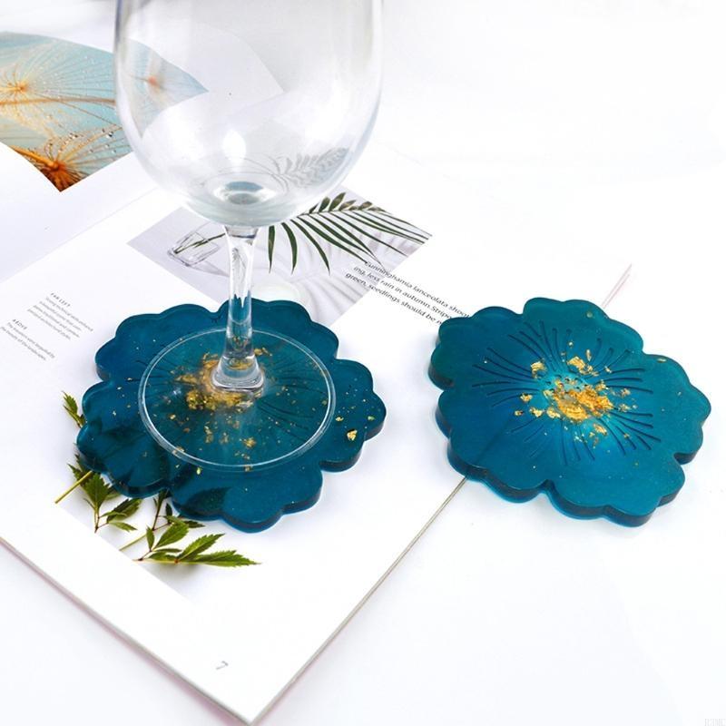 R3MC 2Pcs DIY Flower Silicone  - Resin Art Geode recension och pris