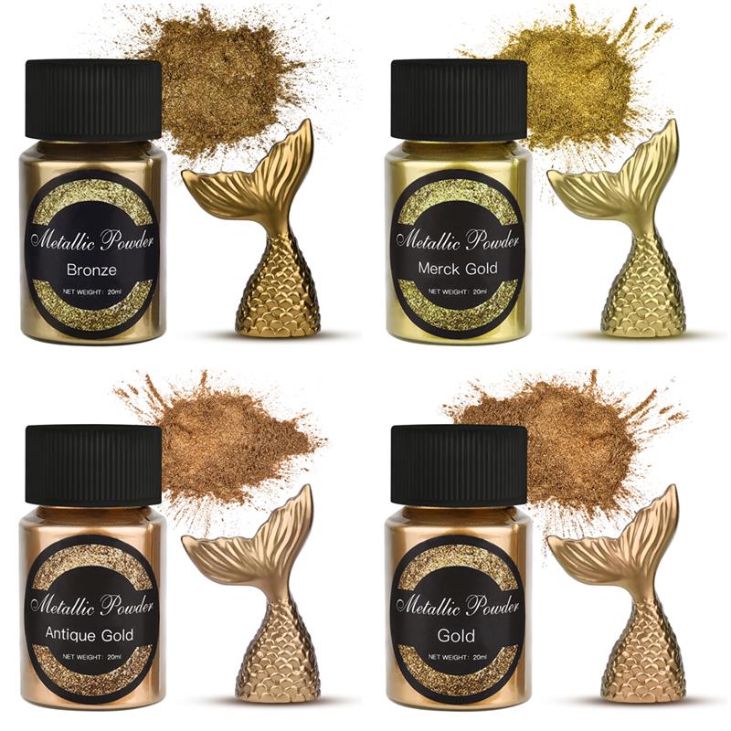 20 Ml Shimmer Metallic Gold Si - Resin Dye Opaque recension och pris