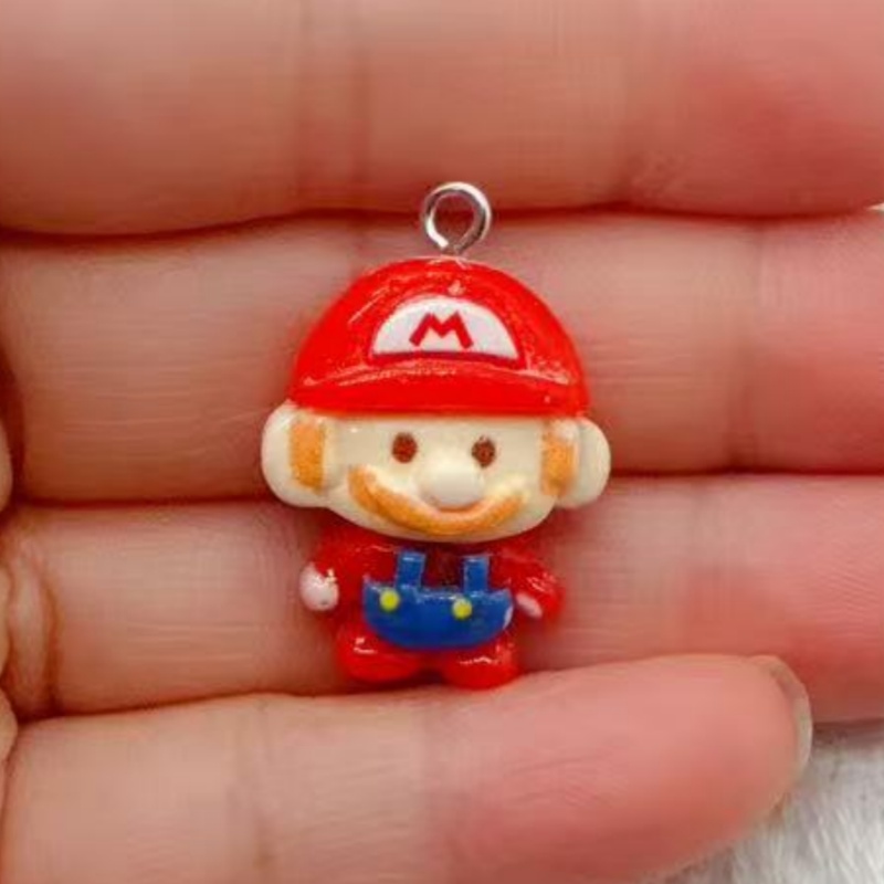 10pcs resin cartoon pendant, D - Resin Art Earrings recension och pris