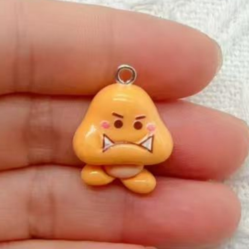 10pcs resin cartoon pendant, D - Resin Art Earrings recension och pris