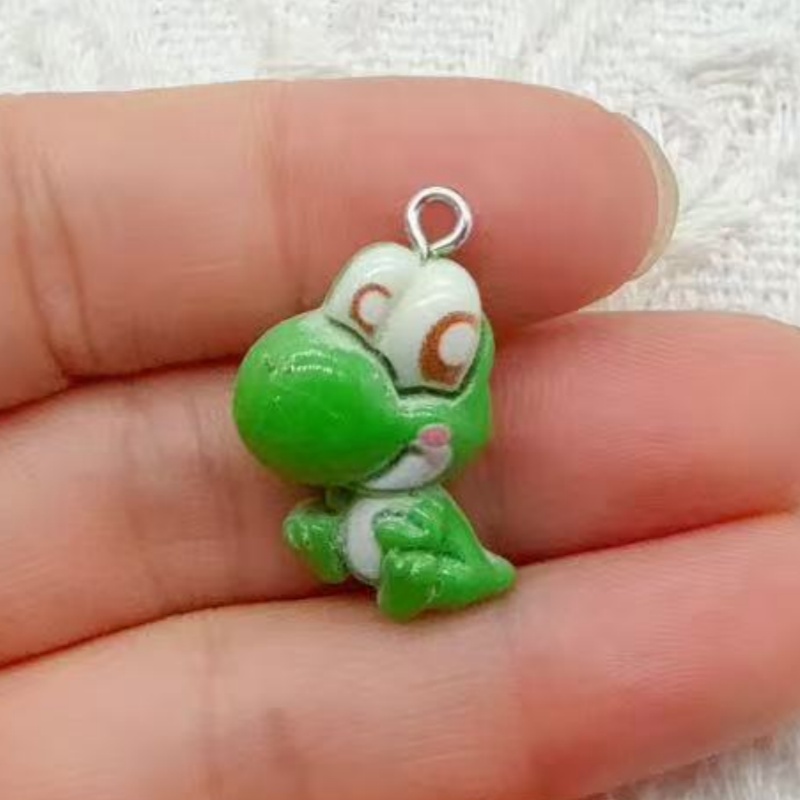 10pcs resin cartoon pendant, D - Resin Art Earrings recension och pris
