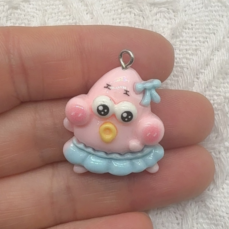 10pcs cartoon resin pendant, D - Resin Art Earrings recension och pris
