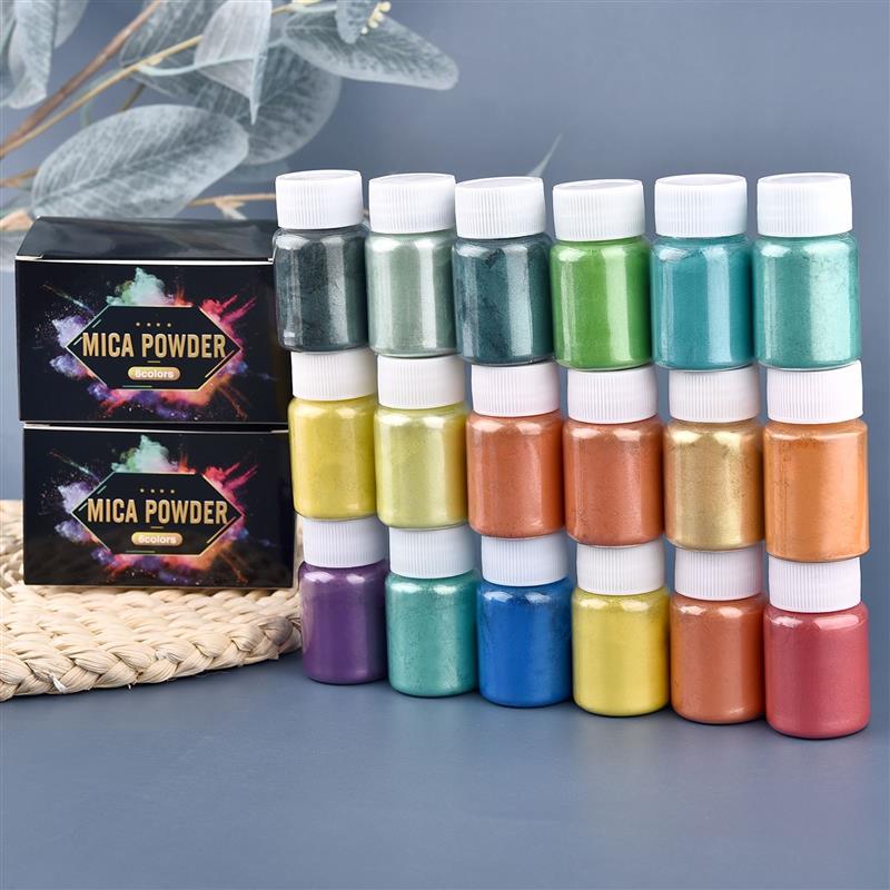 6 Pcs-Set Epoxy Resin Dye Mica - Resin Dye Opaque recension och pris