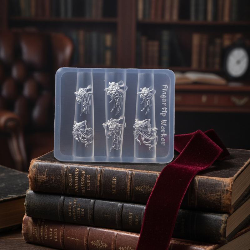 3D Silicone Flower Nail Mold L - Resin Art Templates Free recension och pris